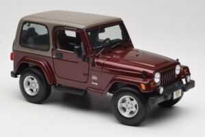 Jeep Wrangler TJ Sahara Rdeč Maisto 1:18 31662 Kovina – slika 6 od 8