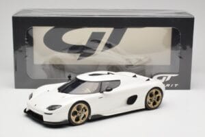 Koenigsegg CC850 Crystal White GT Spirit 1:18 GT903 Smola – slika 6 od 6
