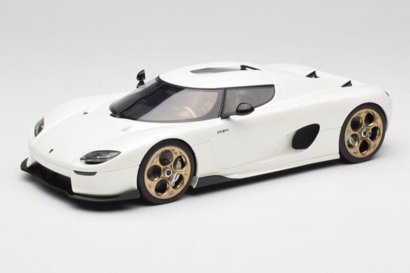 Koenigsegg CC850 Crystal White GT Spirit 1:18 GT903 Smola