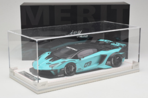 Lamborghini Aventador Liberty Walk LB-Silhouette WORKS GT Evo Mentno Zelen IVY 1:18 REMC001 Smola – slika 7 od 7