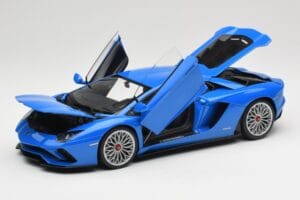 Lamborghini Aventador S LP740-4 Blue Nila AUTOart 1:18 79134 Kovina – slika 2 od 8