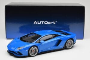 Lamborghini Aventador S LP740-4 Blue Nila AUTOart 1:18 79134 Kovina – slika 8 od 8