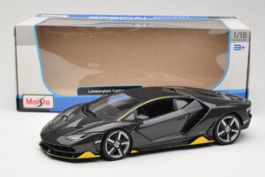 Lamborghini Centenario Siva Maisto 1:18 31386-M1 Kovina – slika 8 od 8