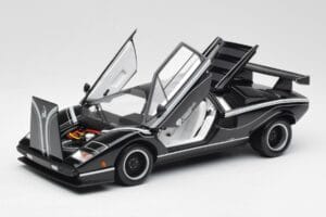 Lamborghini Countach LP500S Črn Kyosho 1:18 08326K Kovina – slika 2 od 8