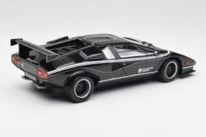 Lamborghini Countach LP500S Črn Kyosho 1:18 08326K Kovina – slika 3 od 8