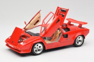 Lamborghini Countach Rdeč Bburago 1:18 3047-M1 Kovina – slika 2 od 8