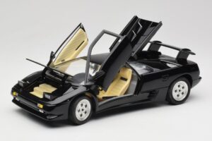 Lamborghini Diablo Črna Mira 1:18 6107 Kovina – slika 2 od 8