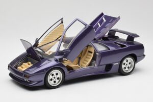 Lamborghini Diablo Vijolična Maisto 1:18 3028 Kovina – slika 2 od 8