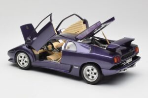 Lamborghini Diablo Vijolična Maisto 1:18 3028 Kovina – slika 5 od 8