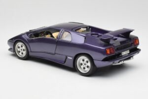 Lamborghini Diablo Vijolična Maisto 1:18 3028 Kovina – slika 7 od 8