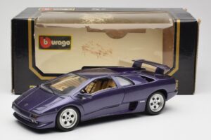 Lamborghini Diablo Vijolična Maisto 1:18 3028 Kovina – slika 8 od 8