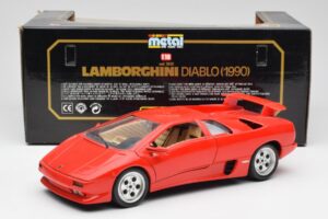 Lamborghini Diablo Rdeč Bburago 1:18 3028-M1 Kovina – slika 8 od 8