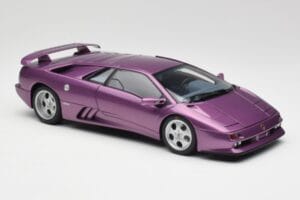 Lamborghini Diablo SE30 Anniversary Edition Metallic Vijolična AUTOart 1:18 79158 Kovina – slika 6 od 8
