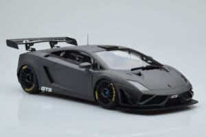 Lamborghini Gallardo GT3 FL2 Temno Siva AUTOart 1:18 81360 Kovina – slika 6 od 8