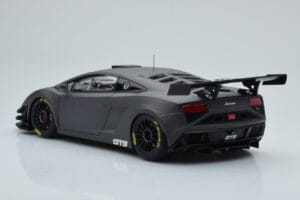 Lamborghini Gallardo GT3 FL2 Temno Siva AUTOart 1:18 81360 Kovina – slika 7 od 8