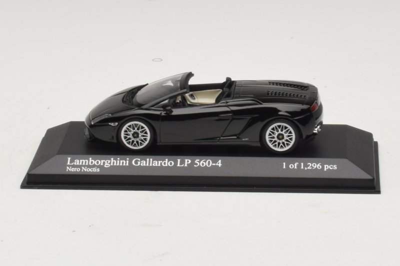 Lamborghini Gallardo LP560-4 Spyder Črn Minichamps 1:43 400103830 Kovina