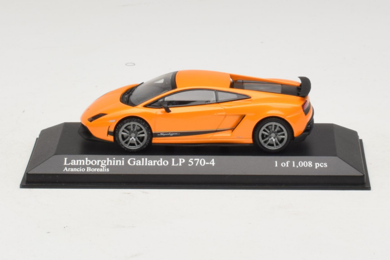 Lamborghini Gallardo LP570-4 Superleggera Oranžna Metalik Minichamps 1:43 400103841 Kovina
