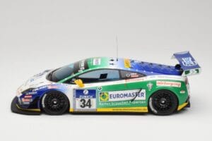 Lamborghini Gallardo LP600+ GT3 Reiter Engineering #34 H-J. Stuck / D. Rostek ADAC 24 Hours Nurburgring 2011 Minichamps 1:18  – slika 3 od 6