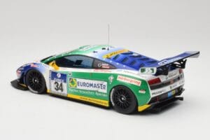 Lamborghini Gallardo LP600+ GT3 Reiter Engineering #34 H-J. Stuck / D. Rostek ADAC 24 Hours Nurburgring 2011 Minichamps 1:18  – slika 5 od 6