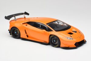 Lamborghini Huracan LP620-2 Super Trofeo Arancio Borealis Pearl Effect Oranžna AUTOart 1:18 81558 Kovina – slika 7 od 8