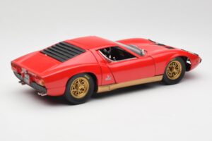 Lamborghini Miura Rdeč Anson 1:18 30302 Kovina – slika 3 od 8