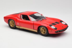 Lamborghini Miura Rdeč Anson 1:18 30302 Kovina – slika 6 od 8