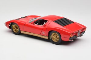 Lamborghini Miura Rdeč Anson 1:18 30302 Kovina – slika 7 od 8