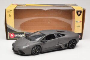 Lamborghini Reventon Matte Grey Bburago 1:18 18-11029 Kovina – slika 8 od 8