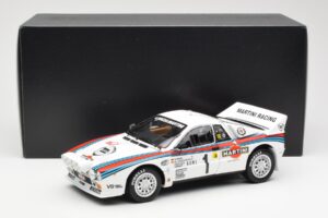 Lancia 037 Martini #1 W. Rohrl / C. Geistdorfer Winner Rally Monte Carlo 1983 Nočna Različica Kyosho 1:18 08306A Kovina – slika 8 od 8