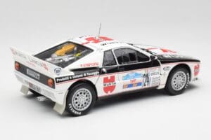 Lancia 037 #1 G. Cunico / E. Bartolich Targa Florio Winner 1983 Kyosho 1:18 08302H Kovina – slika 3 od 8