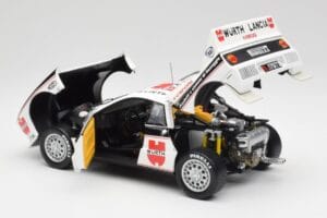 Lancia 037 #1 G. Cunico / E. Bartolich Targa Florio Winner 1983 Kyosho 1:18 08302H Kovina – slika 5 od 8