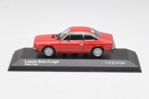Lancia Beta Coupe Rdeč Minichamps 1:43 400125720 Kovina