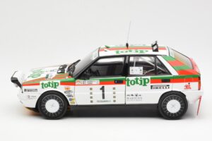 Lancia Delta HF 4WD #1 D. Cerrato Totip Rally Targa Florio 1987 Kyosho 1:18 08960C Kovina – slika 4 od 8