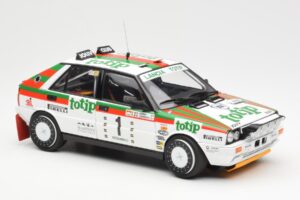 Lancia Delta HF 4WD #1 D. Cerrato Totip Rally Targa Florio 1987 Kyosho 1:18 08960C Kovina – slika 6 od 8