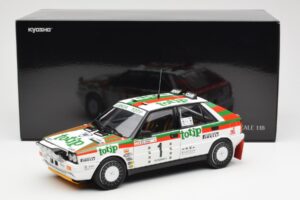 Lancia Delta HF 4WD #1 D. Cerrato Totip Rally Targa Florio 1987 Kyosho 1:18 08960C Kovina – slika 8 od 8