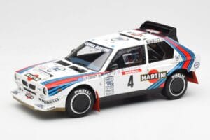 Lancia Delta S4 Martini #4 H. Toivonen / S. Cresto Rally Tour de Corse 1986 AUTOart 1:18 88620 Kovina