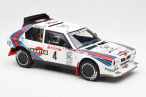 Lancia Delta S4 Martini #4 H. Toivonen / S. Cresto Rally Tour de Corse 1986 AUTOart 1:18 88620 Kovina – slika 6 od 8