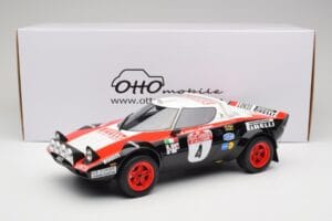 Lancia Stratos HF Gr.4 Črn #0 M. Alen / I. Kivimäki Rally San Remo 1978 Otto 1:12 G088 Smola – slika 6 od 6
