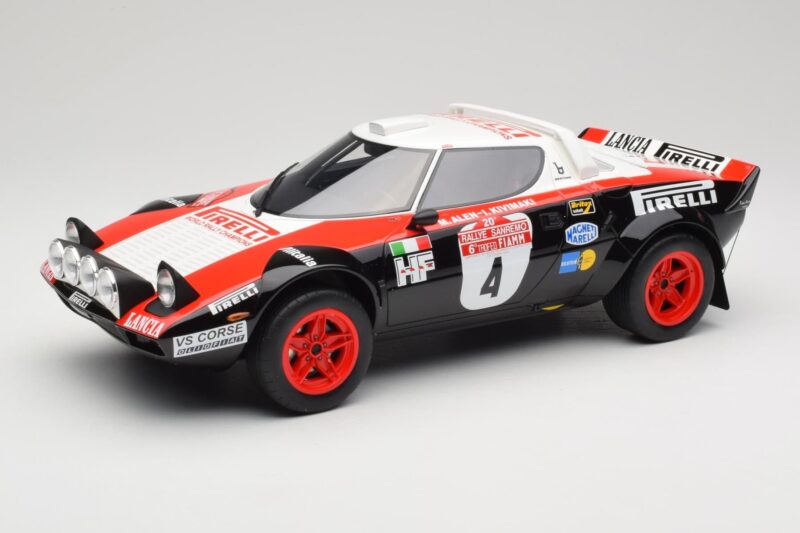 Lancia Stratos HF Gr.4 Črn #0 M. Alen / I. Kivimäki Rally San Remo 1978 Otto 1:12 G088 Smola