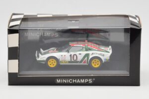Lancia Stratos #10 Team Alitalia S. Munari / S. Maiga Rally Monte Carlo 1976 Minichamps 1:43 430761210 Kovina – slika 4 od 4