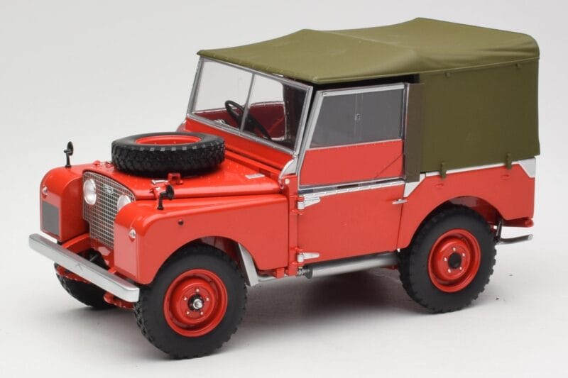 Land Rover 88 Series I Rdeč Minichamps 1:18 150168910 Kovina
