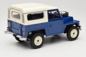 Land Rover Lightweight Series III Temno Modra BoS Models 1:18 BOS382 Smola – slika 2 od 6