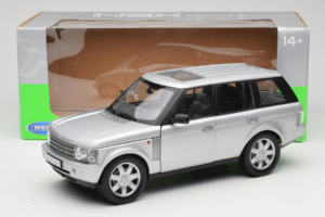 Land Rover Range Rover L322 Srebrna Welly 1:18 12536W Kovina – slika 8 od 8