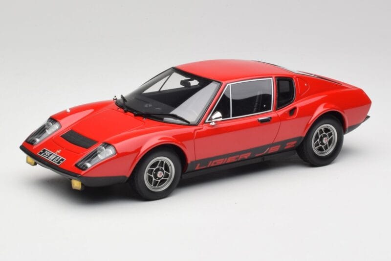 Ligier JS2 Rdeč Otto 1:18 OT1103 Smola