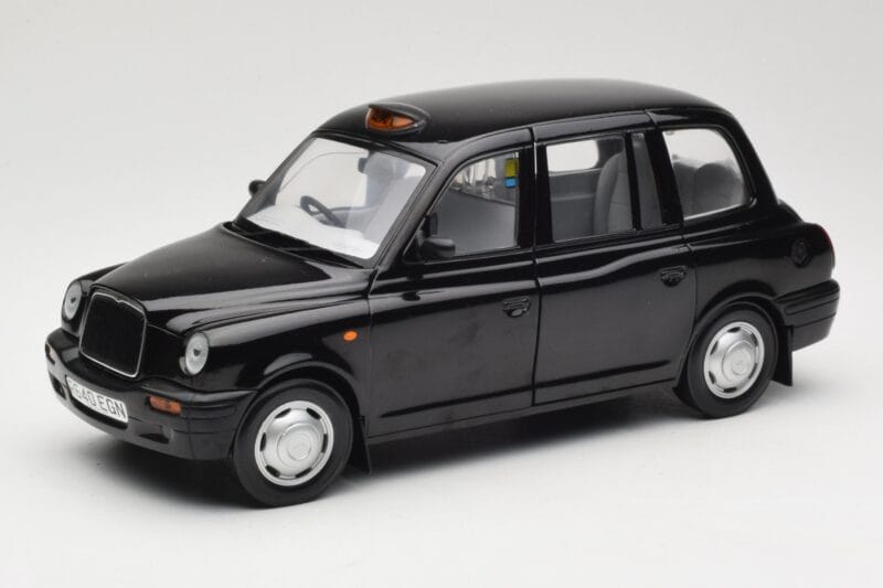 London Taxi TX1 Črn Sun Star 1:18 1120 Kovina