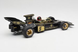 Lotus 72D #5 E. Fittipaldi John Player Special GP Spain 1972 MCG 1:18 MCG18610F Kovina – slika 3 od 6