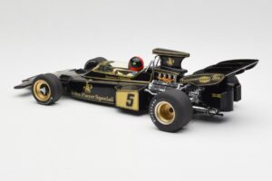 Lotus 72D #5 E. Fittipaldi John Player Special GP Spain 1972 MCG 1:18 MCG18610F Kovina – slika 4 od 6