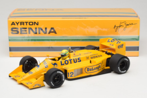Lotus 99T Honda #12 A. Senna Team Lotus 1987 Minichamps 1:18 540871812 Kovina – slika 7 od 7