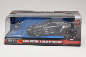 Lykan HyperSport Black Panther S Figurico Metals Diecast 1:24 99723 Kovina
