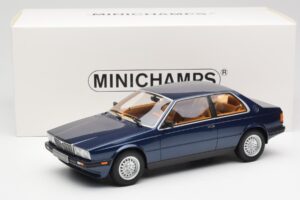 Maserati Biturbo Coupe Temno Modra Metalik Minichamps 1:18 107123500 Kovina – slika 6 od 6